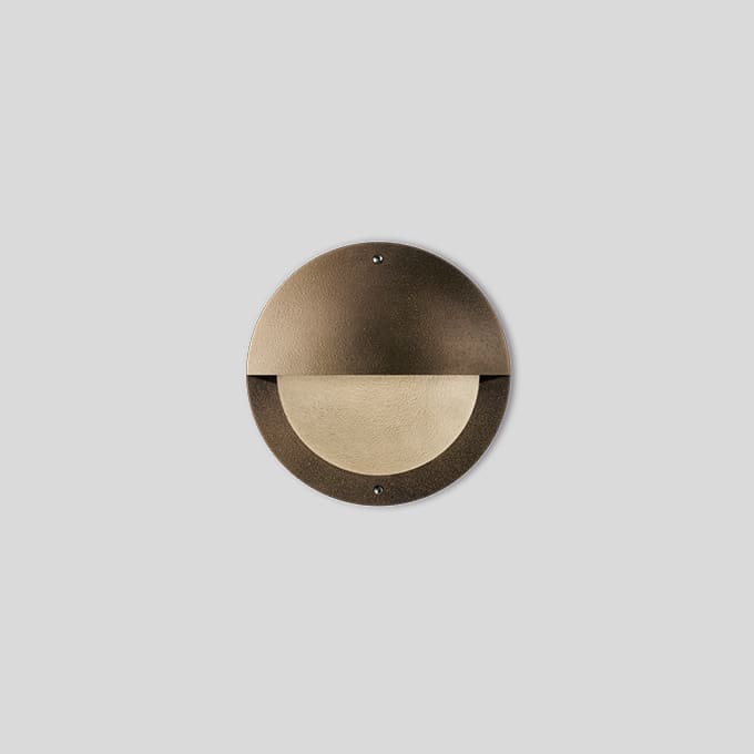 Bega - Applique encastrée, pour intérieur et extérieur, Bronze · 3000 K
