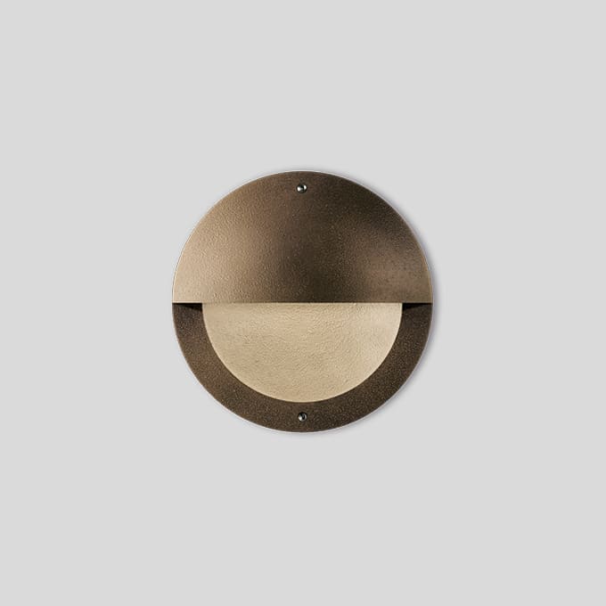 Bega - Applique encastrée, pour intérieur et extérieur, Bronze · 3000 K