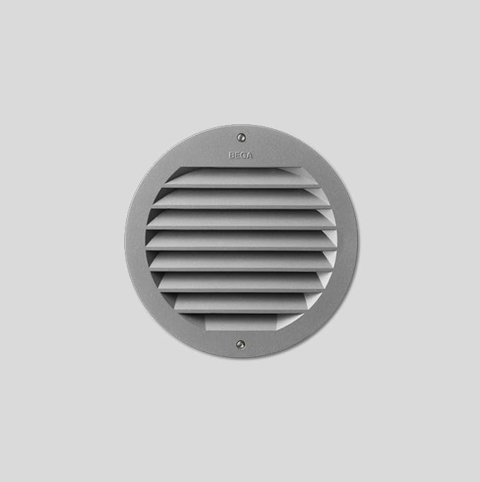 Bega - Applique encastrée, pour intérieur et extérieur, Argent · 3000 K