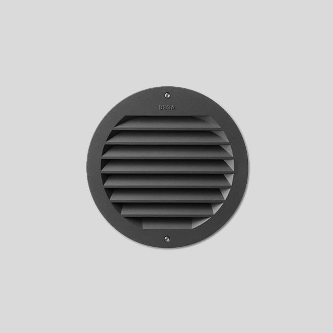 Bega - Applique encastrée, pour intérieur et extérieur, Graphite · 3000 K