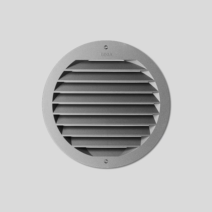 Bega - Applique encastrée, pour intérieur et extérieur, Argent · 4000 K