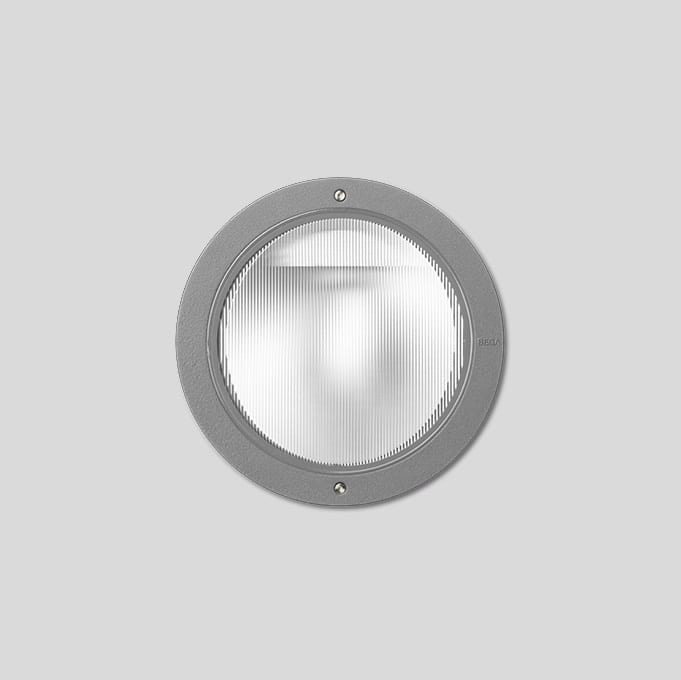 Bega - Applique encastrée, pour intérieur et extérieur, Argent · 4000 K