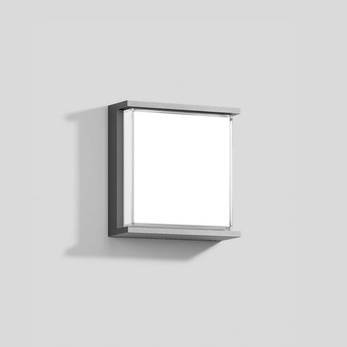 Bega - Applique, pour intérieur et extérieur, Argent · 4000 K