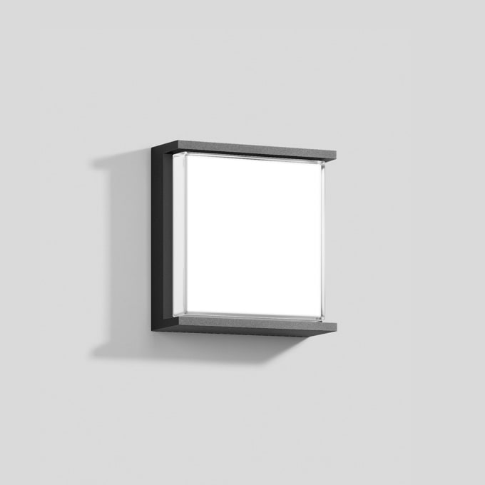 Bega - Applique, pour intérieur et extérieur, Graphite · 4000 K