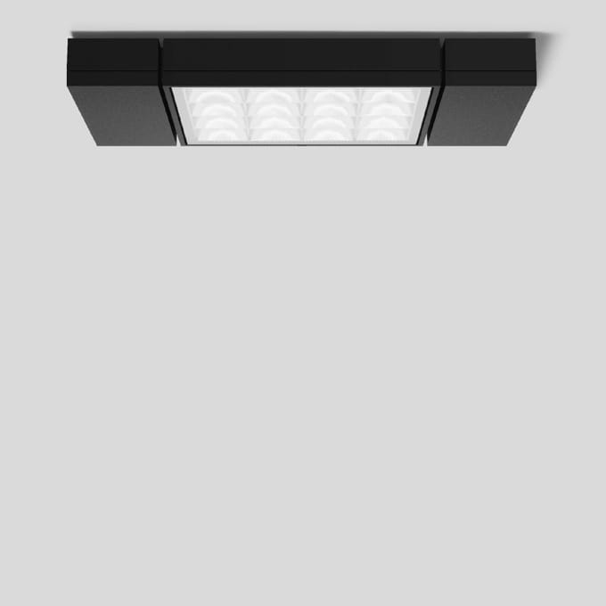 Bega - Plafonnier-spot en saillie, pour intérieur et extérieur, Graphite · 4000 K