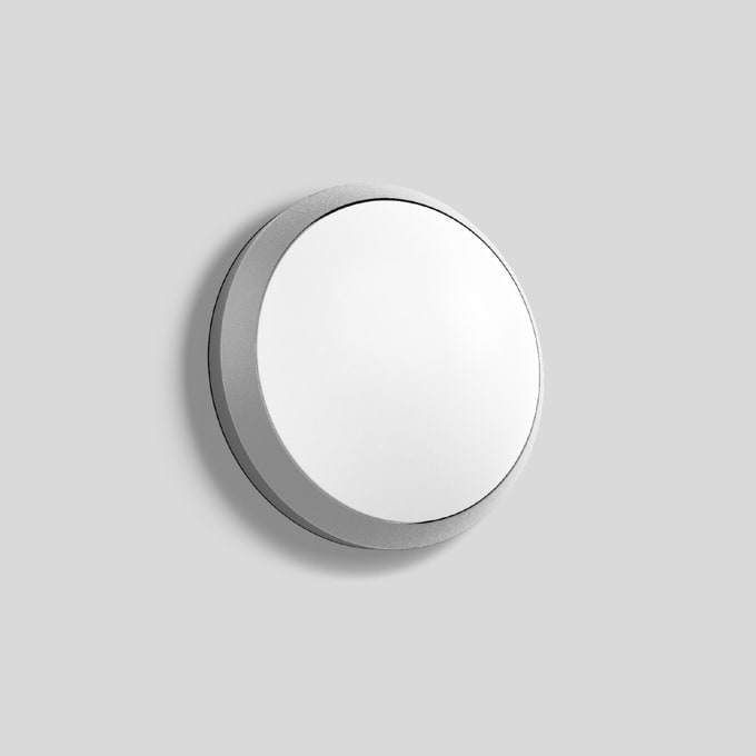 Bega - Applique et plafonnier, pour intérieur et extérieur, Argent · 4000 K