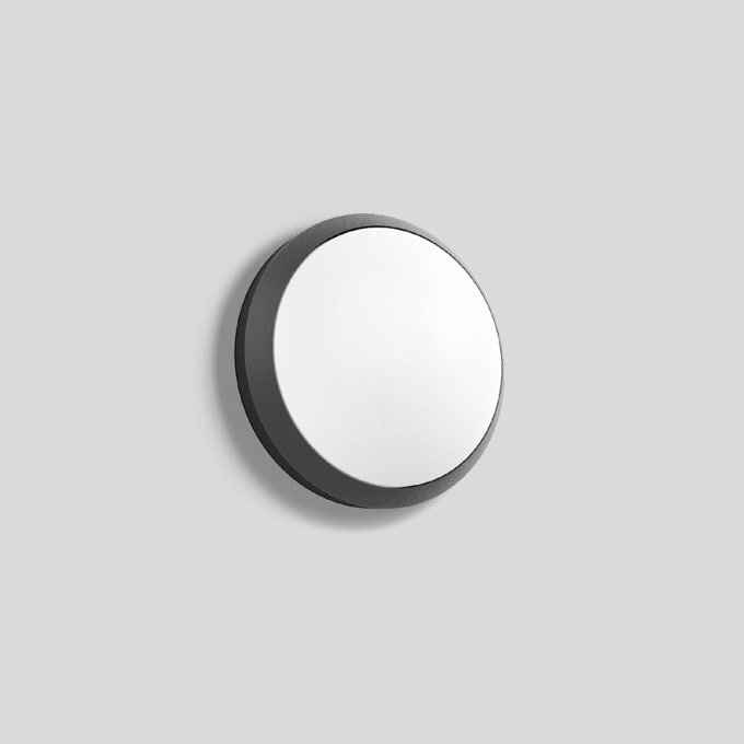 Bega - Applique et plafonnier, pour intérieur et extérieur, Graphite · 3000 K · 4000 K