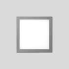 Bega - Wandeinbauleuchte, für den Innen- & Außenbereich, Silber 4000 K