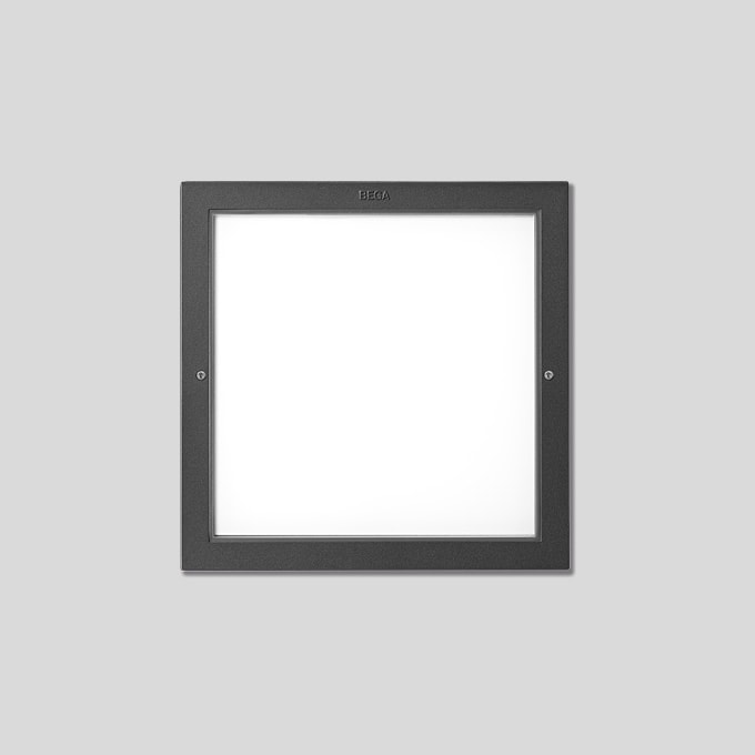 Bega - Wandeinbauleuchte, für den Innen- & Außenbereich, Grafit 3000 K