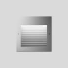 Bega - Wandeinbauleuchte, für den Innen- & Außenbereich, Silber 4000 K