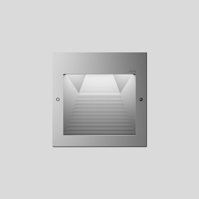 Bega - Applique encastrée, pour intérieur et extérieur, Argent · 3000 K · 4000 K