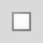 Bega - Wandeinbauleuchte, für den Innen- & Außenbereich, Silber 4000 K