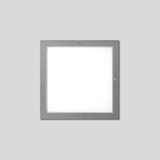 Bega - Applique encastrée, pour intérieur et extérieur, Argent · 3000 K · 4000 K