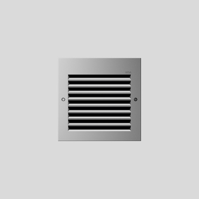 Bega - Applique encastrée, pour intérieur et extérieur, Argent · 3000 K