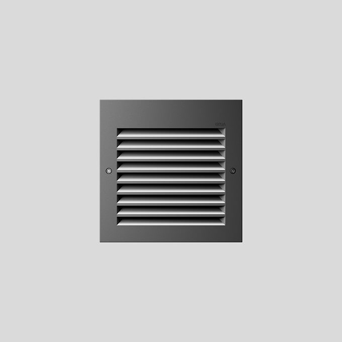 Bega - Applique encastrée, pour intérieur et extérieur, Graphite · 4000 K