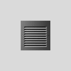 Bega - Applique encastrée, pour intérieur et extérieur, Graphite · 4000 K