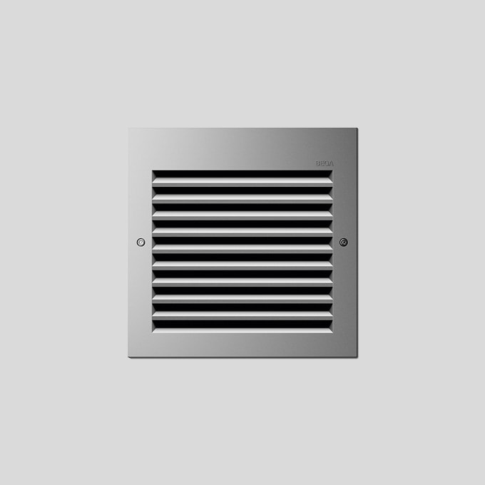 Bega - Applique encastrée, pour intérieur et extérieur, Argent · 4000 K