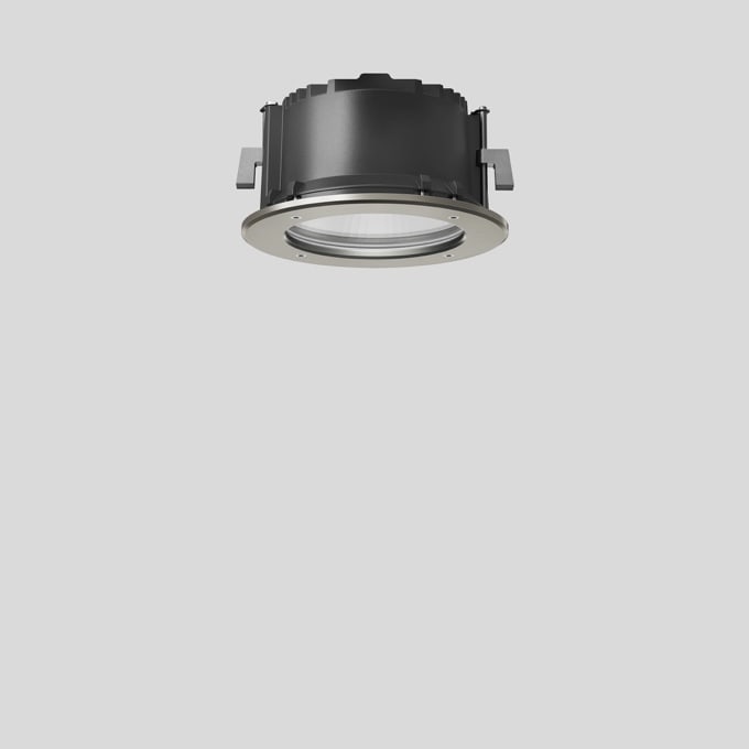 Bega - Plafonniers encastrés-spots, pour intérieur et extérieur, Acier inoxydable ·