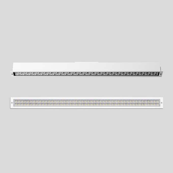 Bega - Plafonniers encastrés-spots, pour intérieur et extérieur, Blanc · 3000 K