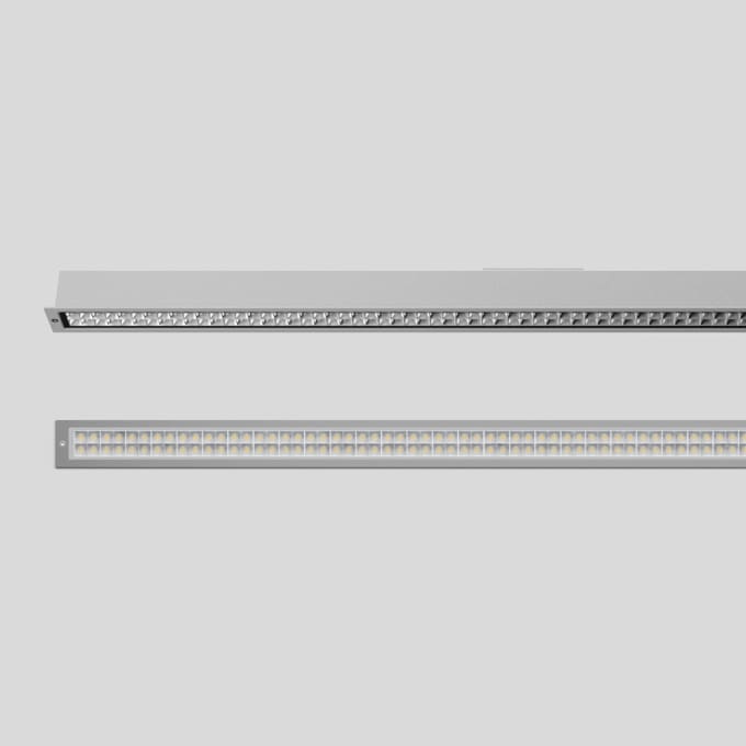 Bega - Plafonniers encastrés-spots, pour intérieur et extérieur, Argent · 3000 K