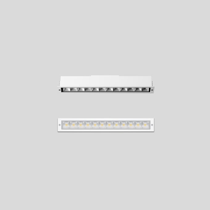 Bega - Plafonniers encastrés-spots, pour intérieur et extérieur, Blanc · 4000 K