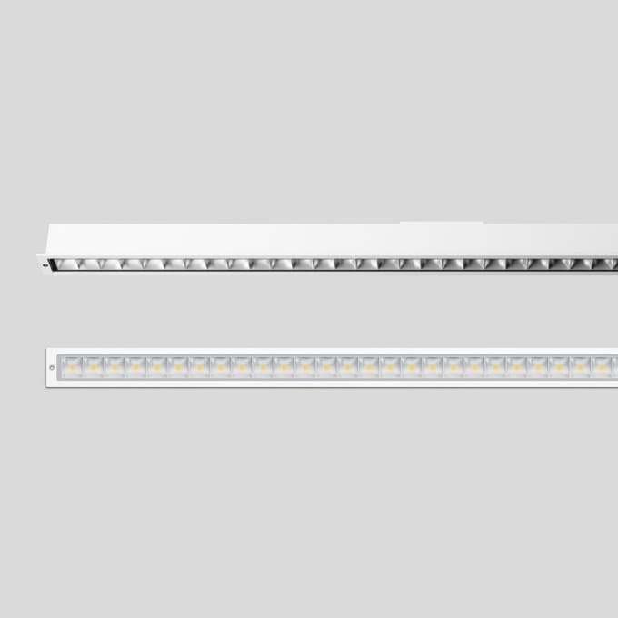 Bega - Plafonniers encastrés-spots, pour intérieur et extérieur, Blanc · 3000 K