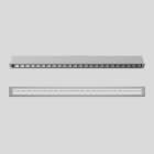 Bega - Plafonniers encastrés-spots, pour intérieur et extérieur, Argent · 4000 K