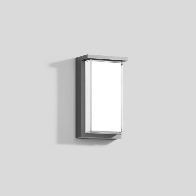 Bega - Wandleuchte, für den Innen- & Außenbereich, Silber 3000 K