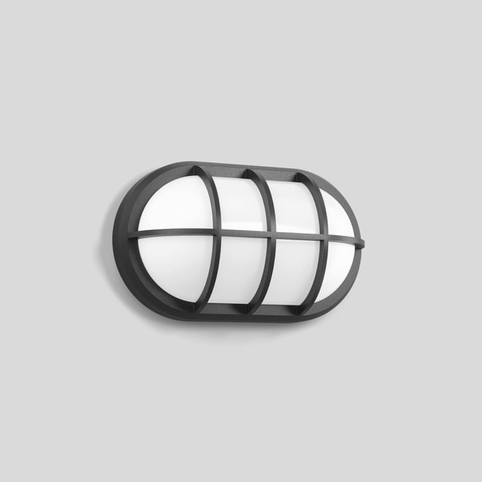 Bega - Applique et plafonnier, pour intérieur et extérieur, Graphite · 4000 K