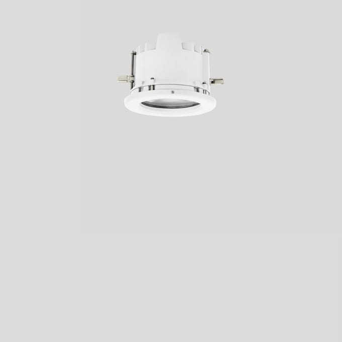 Bega - Plafonniers encastrés-spots, pour intérieur et extérieur, Blanc · 4000 K