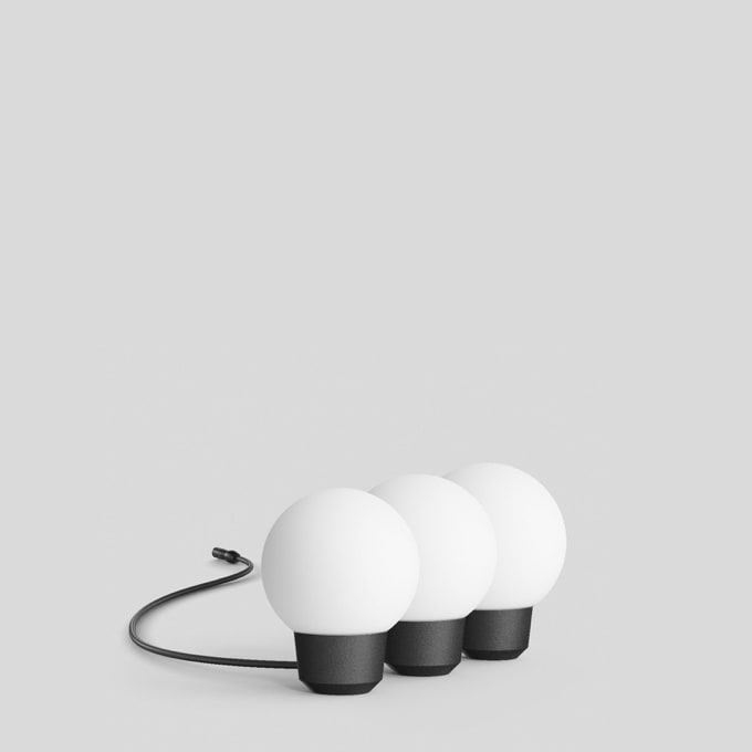Bega - Boules Plug & Play, Graphite · 3000 K