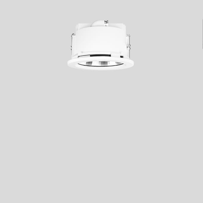 Bega - Plafonniers encastrés-spots, pour intérieur et extérieur, Blanc · 4000 K