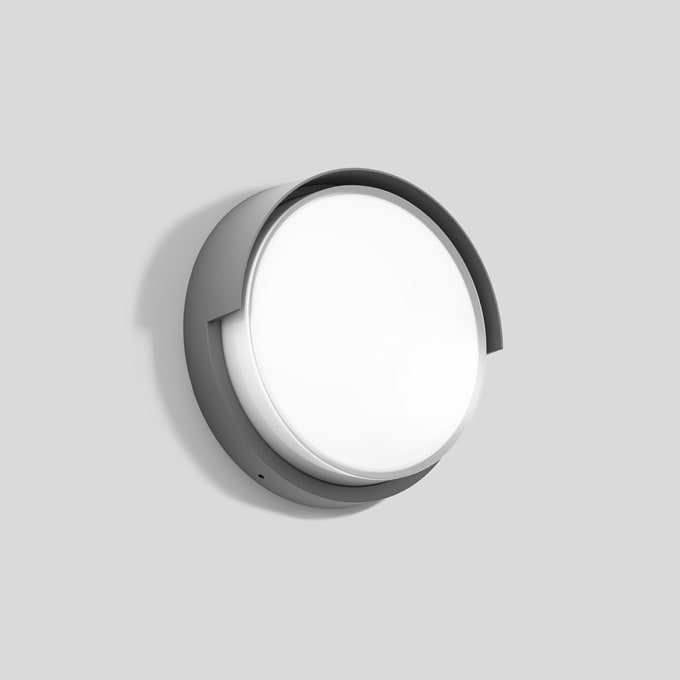 Bega - Applique et plafonnier, pour intérieur et extérieur, Argent · 3000 K · 4000 K