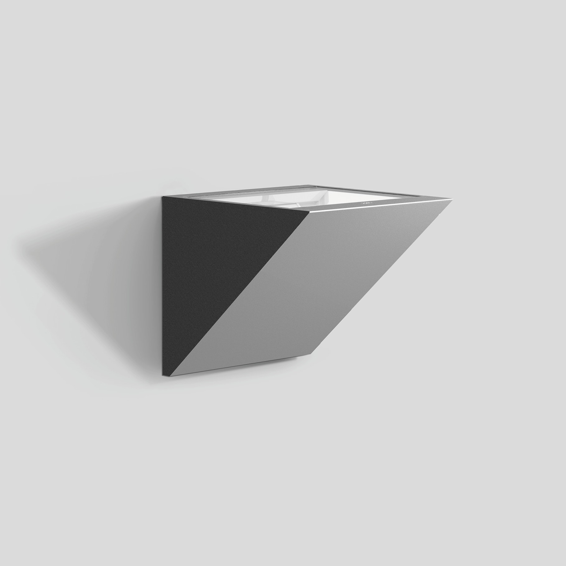 Bega - Wandleuchte, für den Innen- & Außenbereich, Silber 3000 K