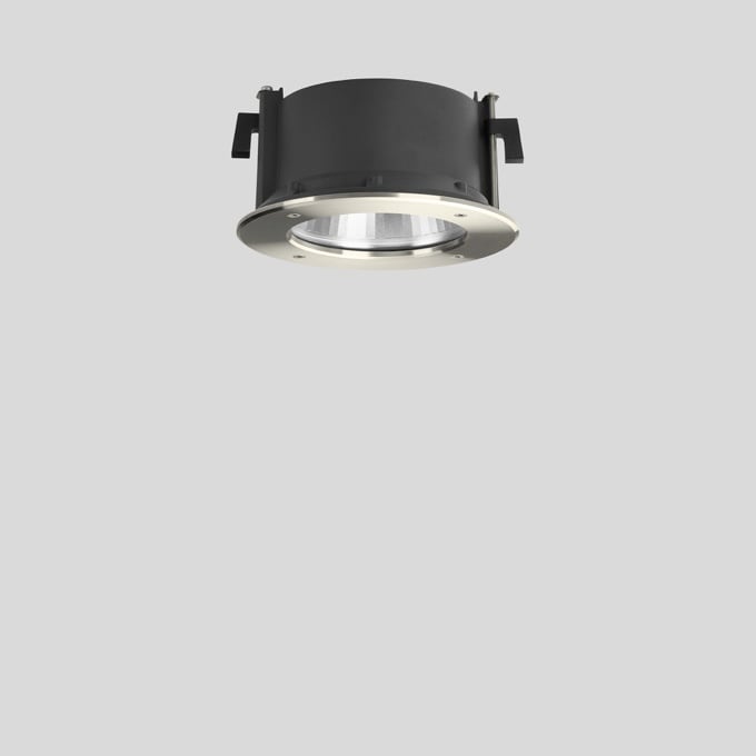 Bega - Plafonniers encastrés-spots, pour intérieur et extérieur, Acier inoxydable ·