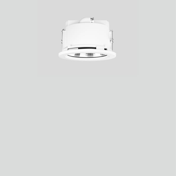 Bega - Plafonniers encastrés-spots, pour intérieur et extérieur, Blanc · 4000 K