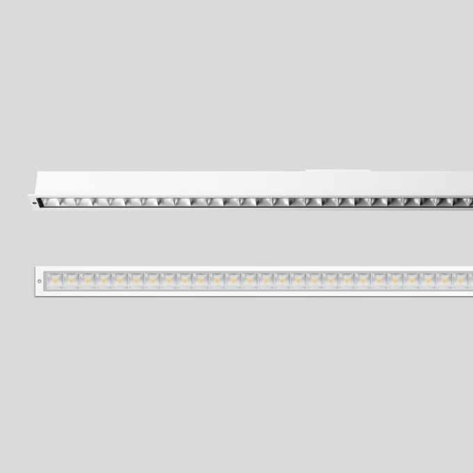 Bega - Plafonniers encastrés-spots, pour intérieur et extérieur, Blanc · 4000 K