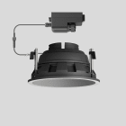 Bega - Plafonniers encastrés-spots, pour intérieur et extérieur, Graphite · 3000 K