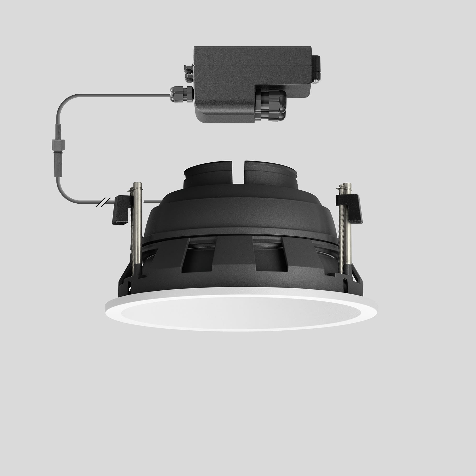 Bega - Plafonniers encastrés-spots, pour intérieur et extérieur, Blanc · 3000 K