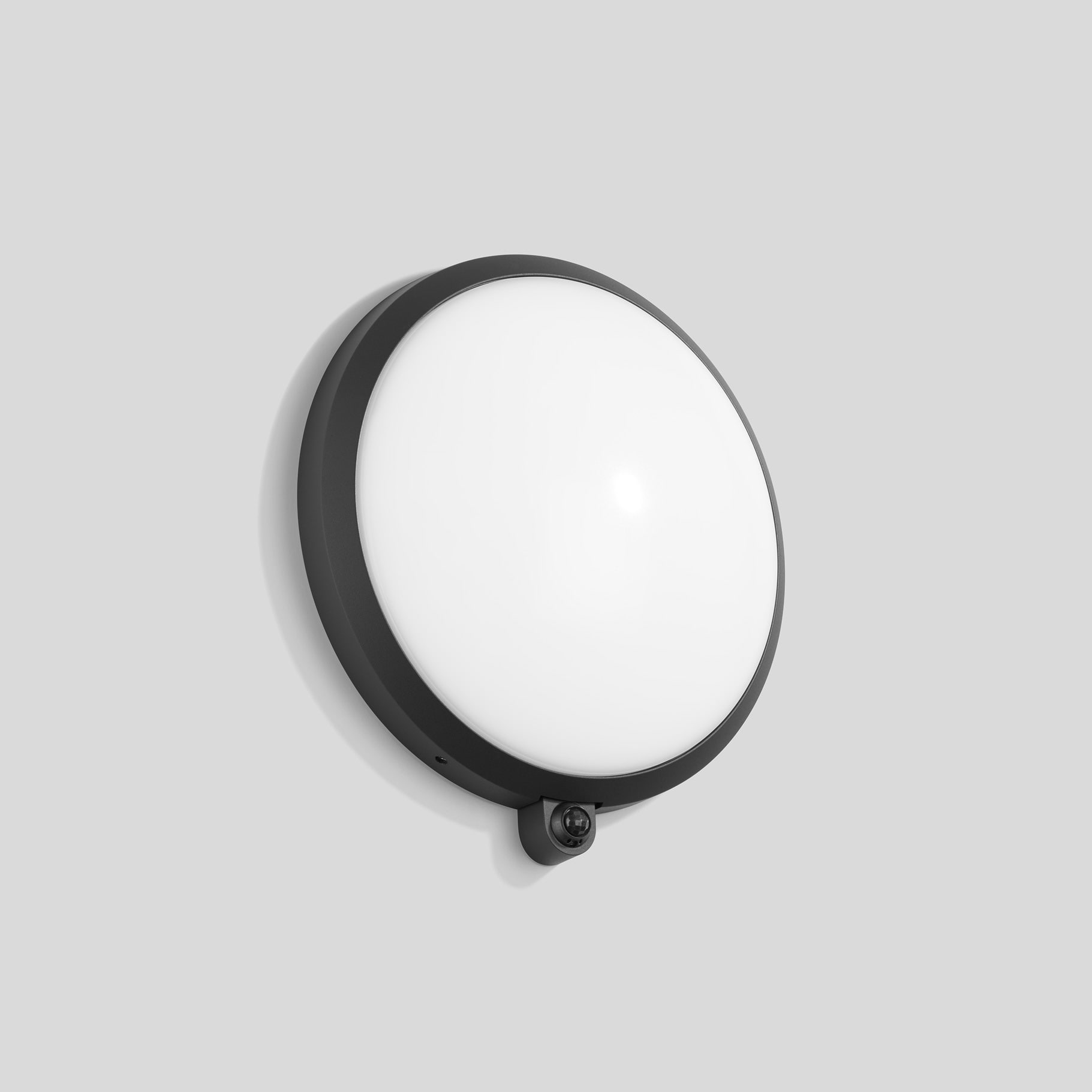 Bega - Applique, avec capteur PIR, Graphite · 4000 K