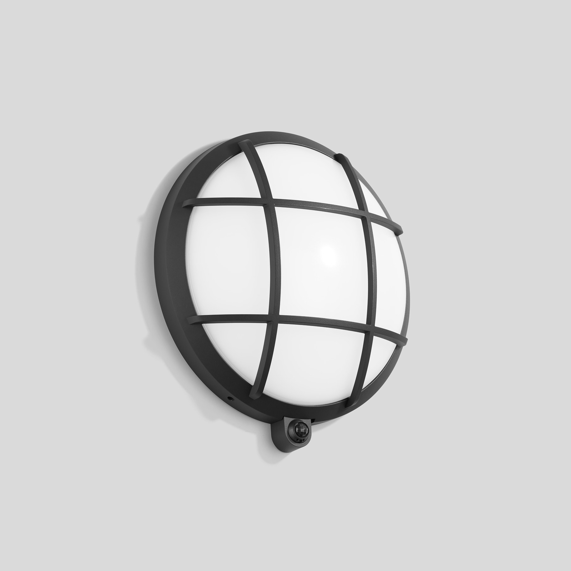 Bega - Applique, avec capteur PIR, Graphite · 4000 K