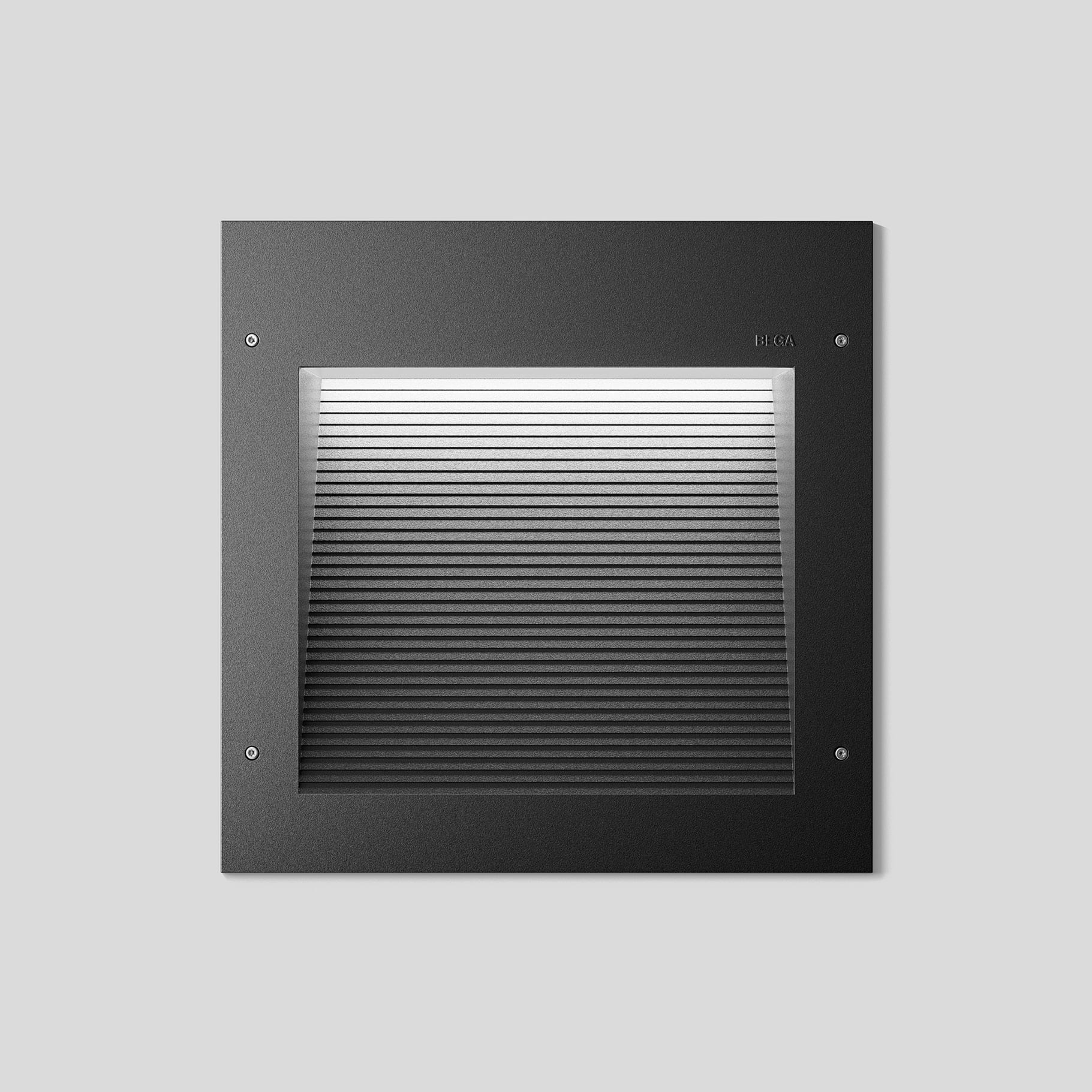 Bega - Wandeinbauleuchte, für den Innen- & Außenbereich, Grafit 4000 K