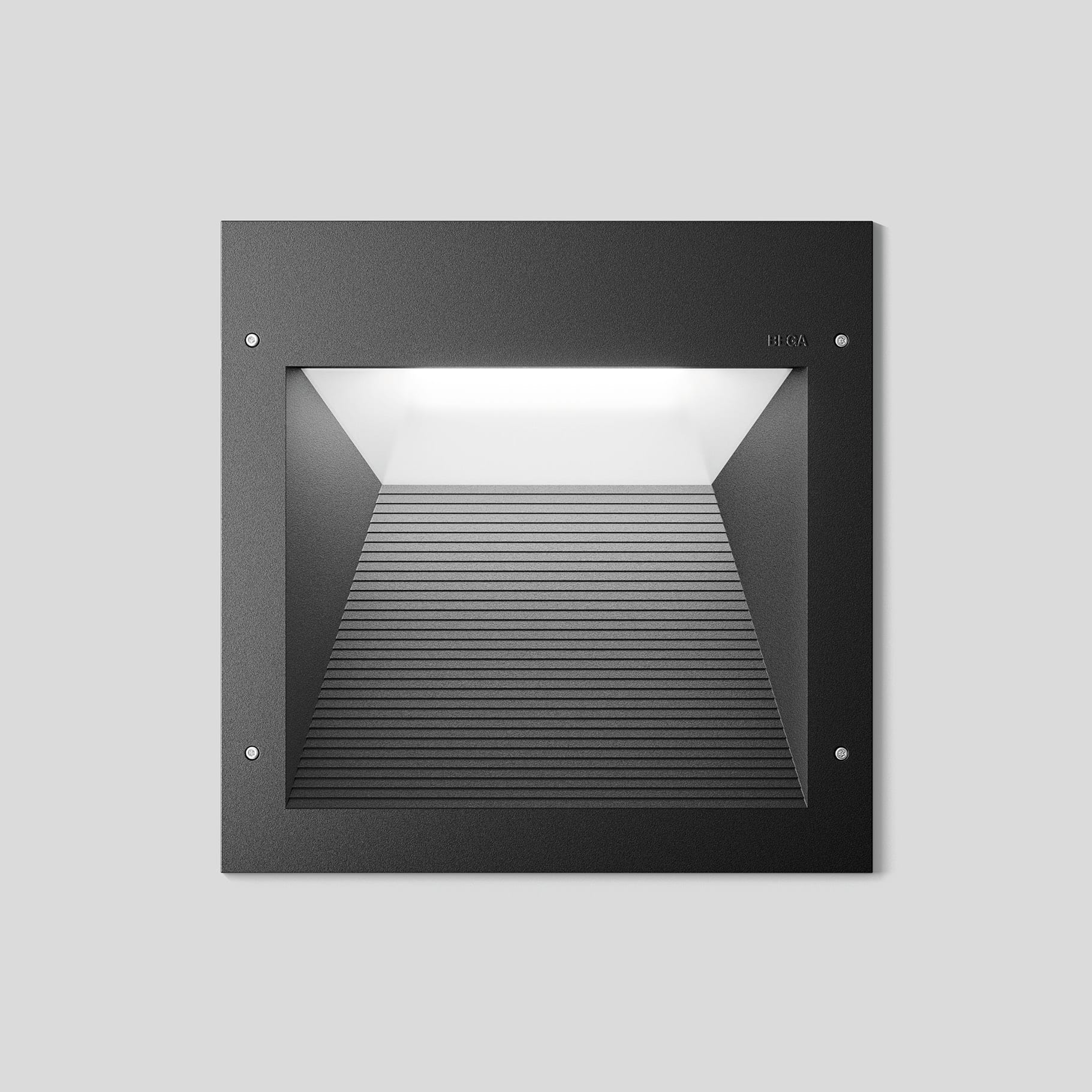 Bega - Applique encastrée, pour intérieur et extérieur, Graphite · 3000 K · 4000 K