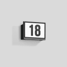 Bega - Luminaire numéro de maison, Interrupteur crépusculaire, Graphite · 3000 K