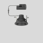 Bega - Plafonniers encastrés-spots, pour intérieur et extérieur, Graphite · 4000 K