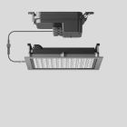 Bega - Plafonniers encastrés-spots, pour intérieur et extérieur, Argent · 3000 K