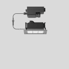 Bega - Plafonniers encastrés-spots, pour intérieur et extérieur, Argent · 3000 K