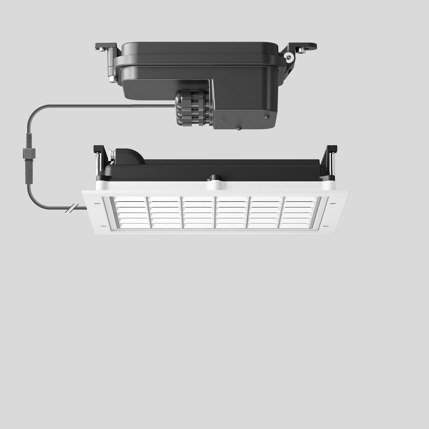 Bega - Plafonniers encastrés-spots, pour intérieur et extérieur, Blanc · 3000 K