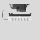 Bega - Plafonniers encastrés-spots, pour intérieur et extérieur, Blanc · 3000 K