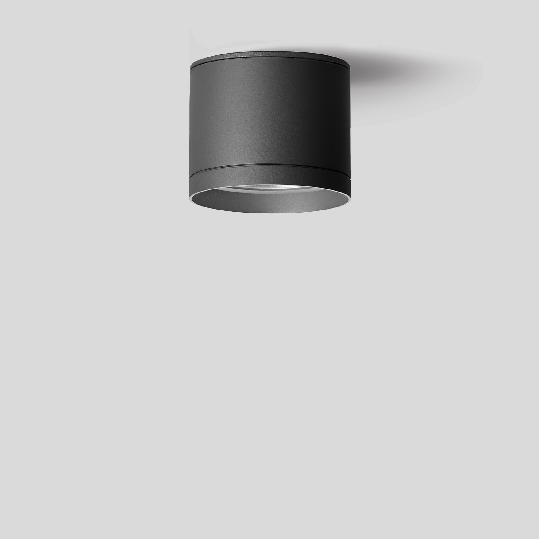 Bega - Plafonnier-spot en saillie, pour intérieur et extérieur, Graphite